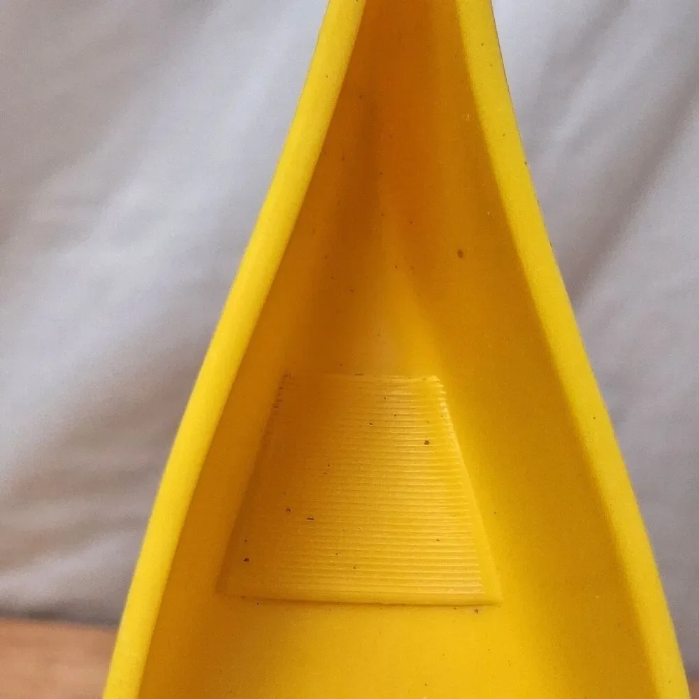 Vintage Yellow Tonka Canoe/Boat for Play People with Tabs